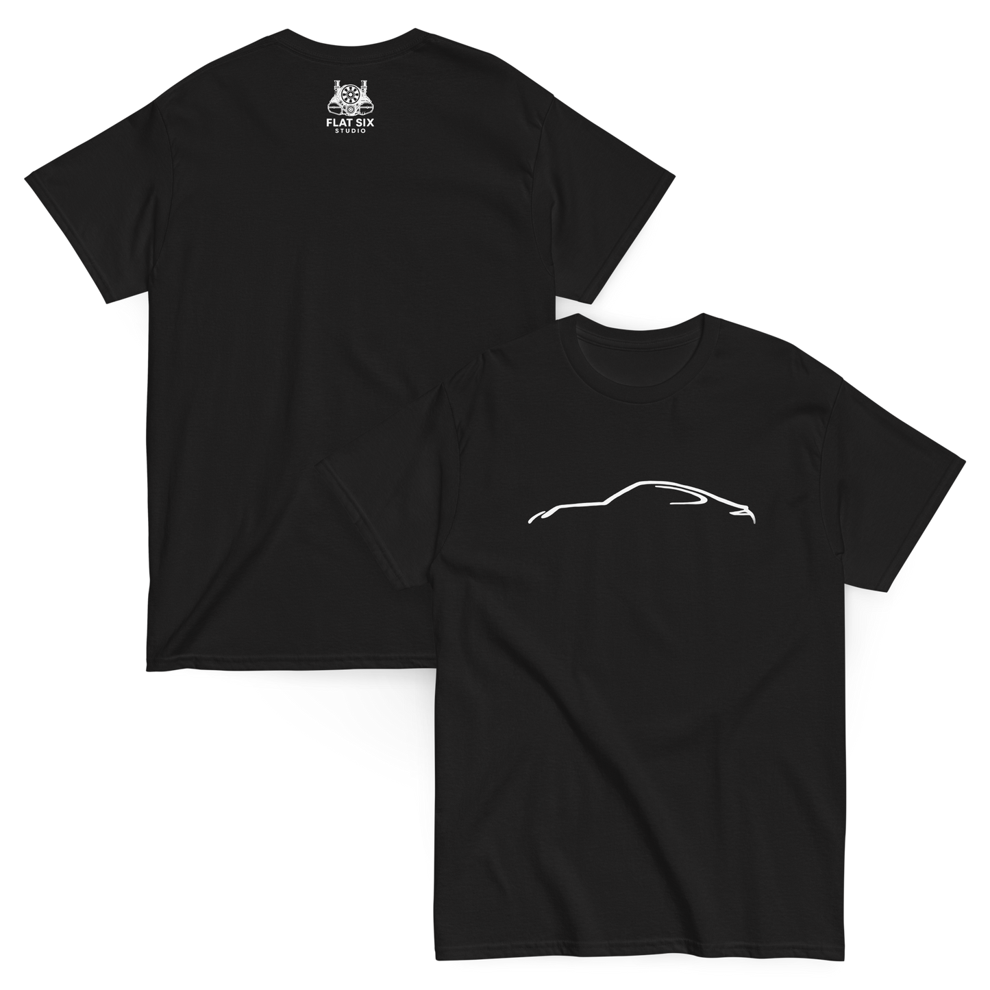 Porsche 991 silhouet unisex classic tee